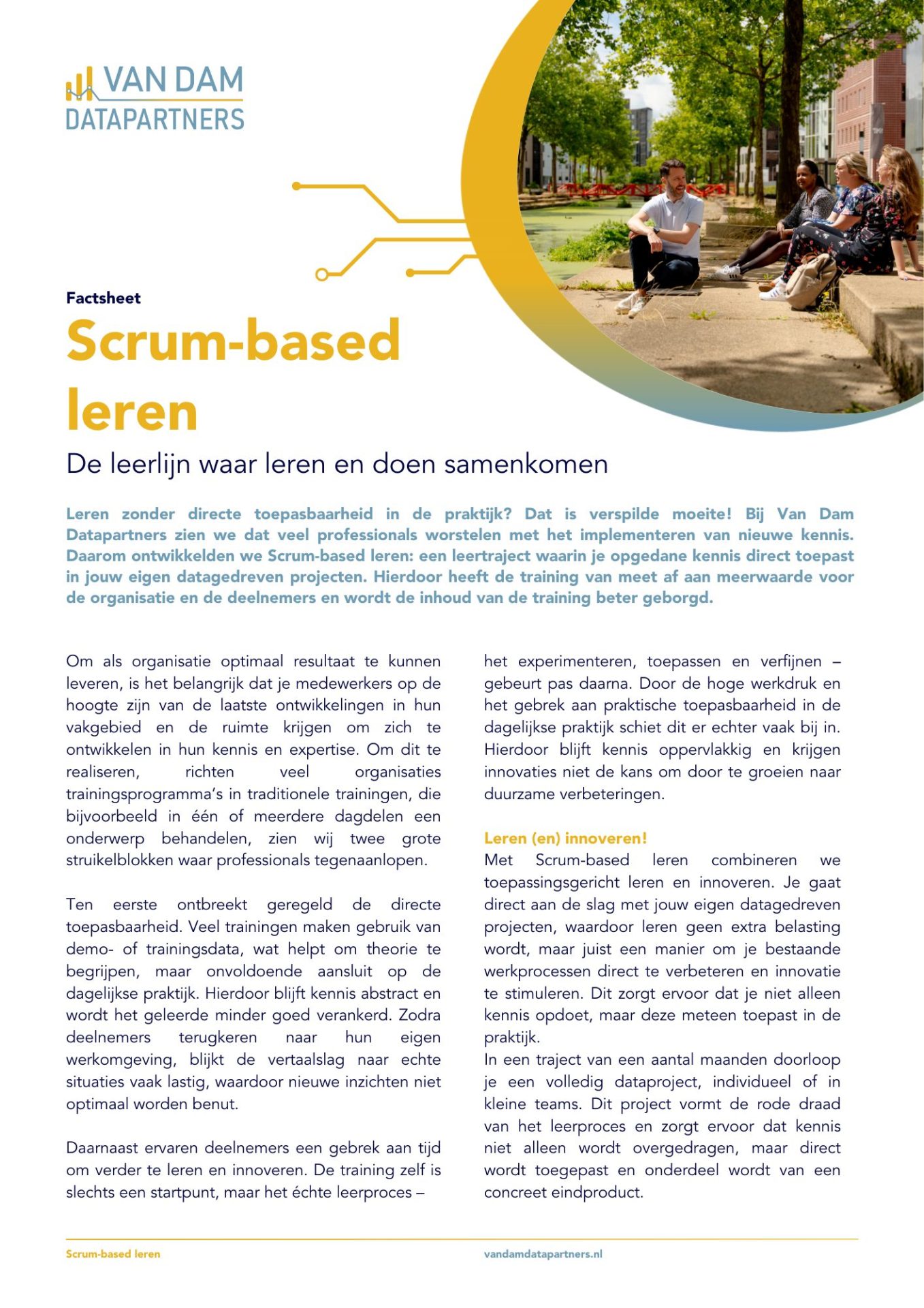 Factsheet Scrum-based leren